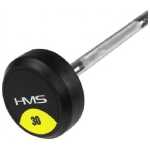 HMS GSG30 fast skivstång/gummi skivstång 30 kg