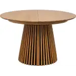 HOUSE NORDIC Spisebord, eikefinér, natur, butterflyfunksjon, 120x120-160-200x75 cm