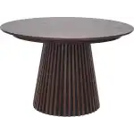 HOUSE NORDIC Spisebord, eikefiner, røkt, butterfly-funksjonø120x120-160-200x75 cm