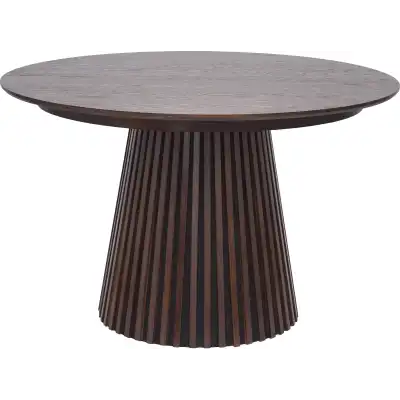 HOUSE NORDIC Spisebord, eikefiner, røkt, butterfly-funksjonø120x120-160-200x75 cm