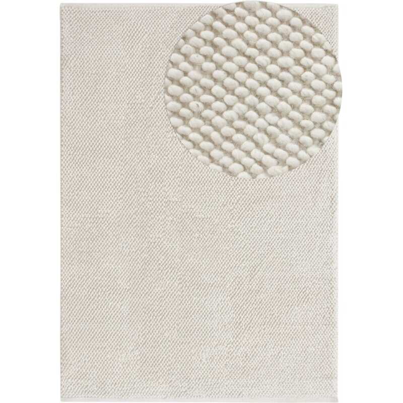 Haga Offwhite 160x230 cm Ullmatta