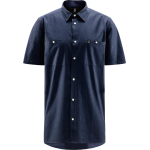 Haglöfs Men's Curious Hemp Short-Sleeve Shirt Tarn Blue