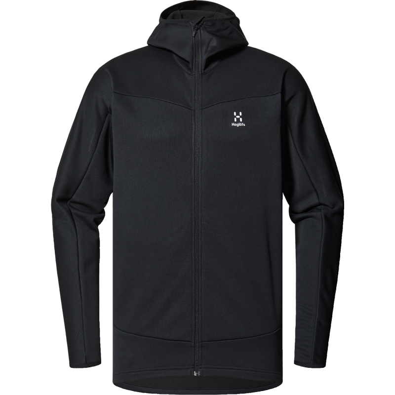 Haglöfs Men's Frost Mid Hood True Black Solid Haglöfs Men's Frost Mid Hood True Black Solid