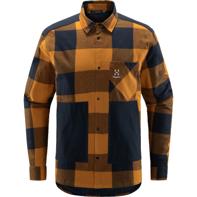 Haglöfs Men's Insulated Timmer Shirt Desert Yellow/Tarn Blue