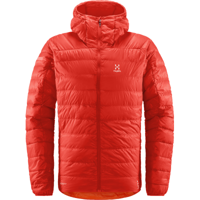 Haglöfs Men's L.I.M Down Hood Habanero