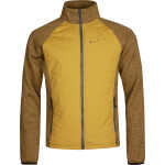 Halti Men's Streams Hybrid Knit Layer Jacket Dried Tobacco Yellow Melange