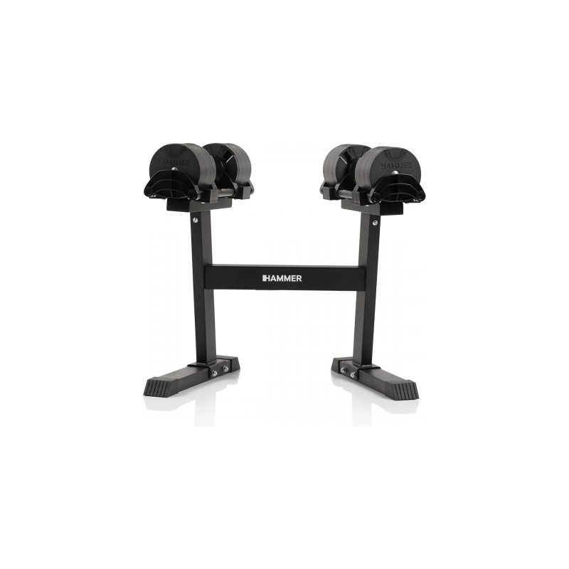 Hammer Smartlock Hantelset med ställning 2-32kg Hammer Smartlock Hantelset med ställning 2-32kg