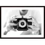 Hands With Camera Poster