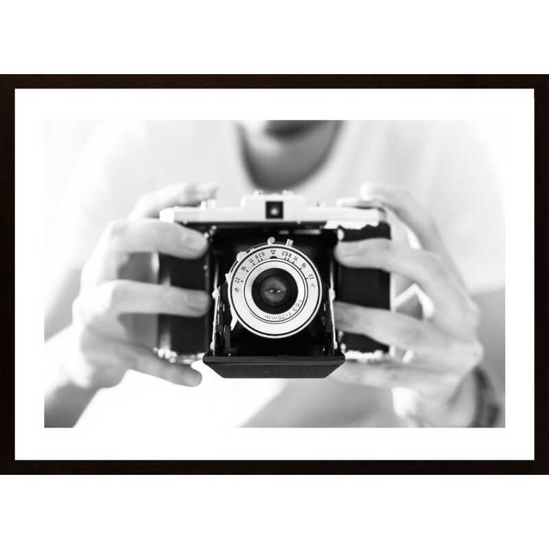 Hands With Camera Poster