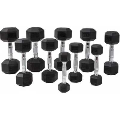 Hantelset 1-10 kg Master Fitness Hexagon