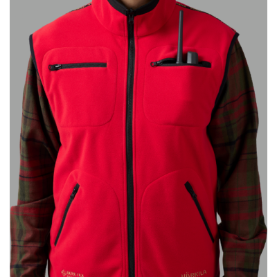 Härkila Men's Kamko Fleece West Brown/Red