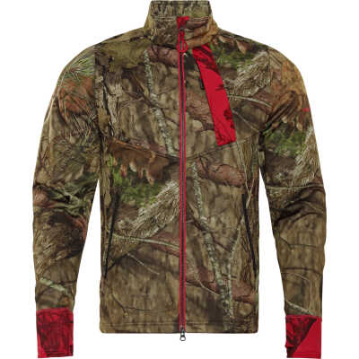 Härkila Men's Moose Hunter 2.0 Fleece Jacket Mossy Oak Break-Up Country/Mossy Oak Red