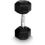 Hexhantel, gummi, JTC Power, 25 kg