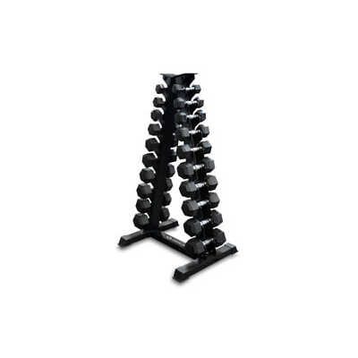 Hexhantelset med ställ, 10-par: 2 - 12.5 kg, JTC Power