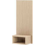 Hilding Vägghängd Sängbordspanel Trä 39x90x12 Ek