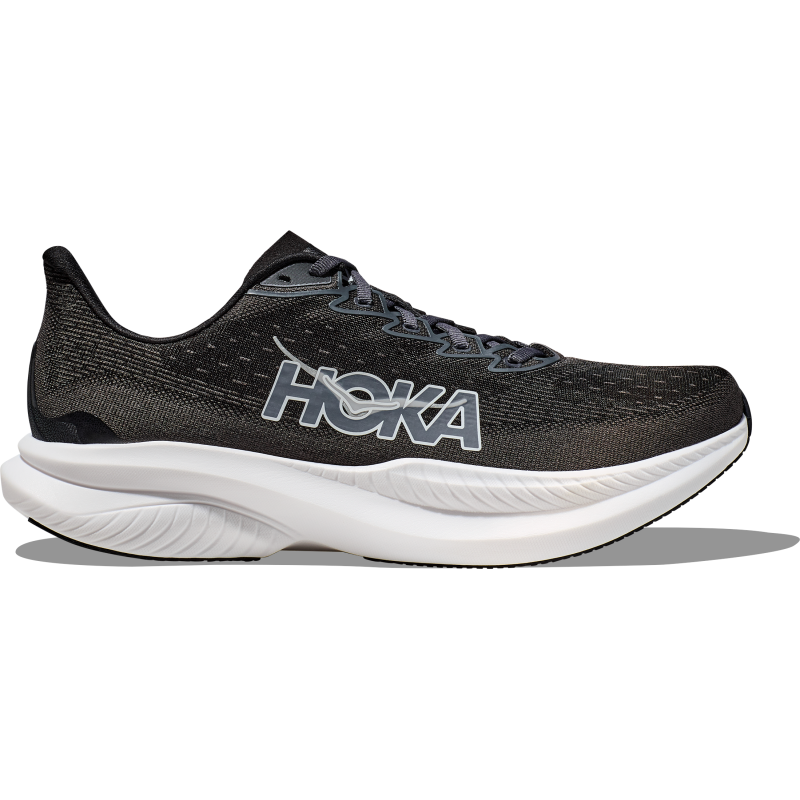 Hoka Men's Mach 6 Wide Black / White Hoka Men's Mach 6 Wide Black / White