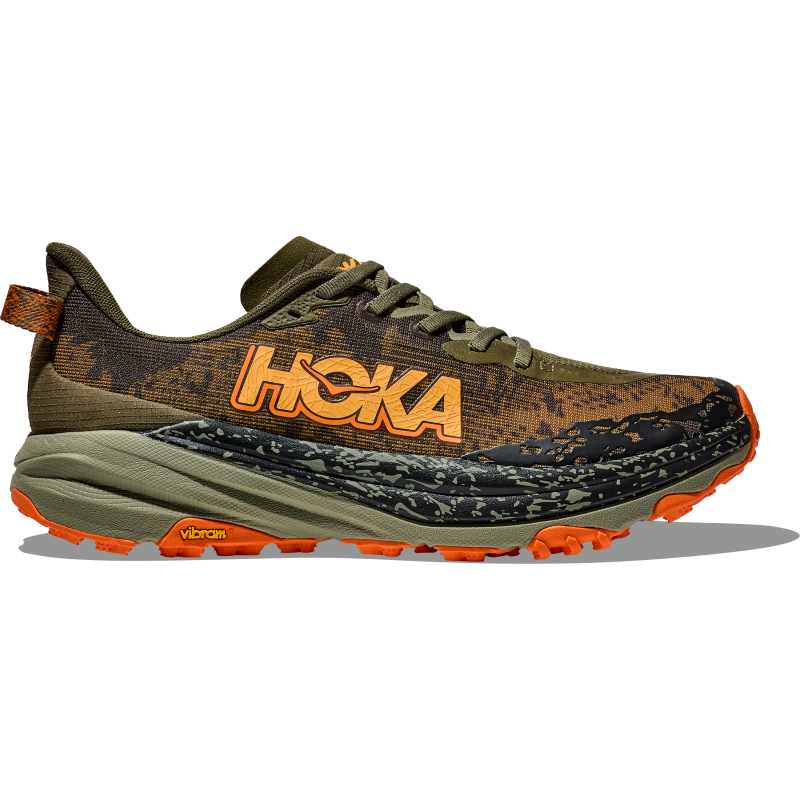 Hoka Men's Speedgoat 6 Wide Antique Olive / Squash Hoka Men's Speedgoat 6 Wide Antique Olive / Squash