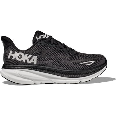 Hoka Women's Clifton 9 Wide Black/White