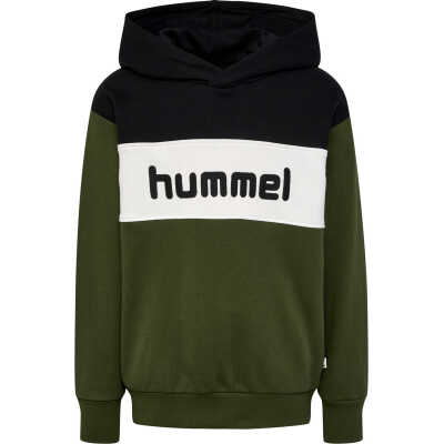 Hummel Kids' hmlMORTEN Hoodie Olive Night