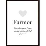 Hyllning, Farmor (Egen Text) Poster