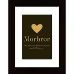 Hyllning, Morbror (Egen Text) - Svart Poster