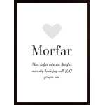 Hyllning, Morfar (Egen Text) Poster