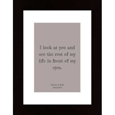 I Look At You... Poster