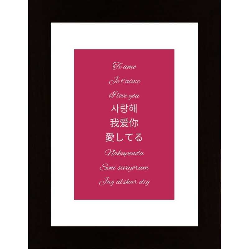 I Love You - Te Amo Poster I Love You - Te Amo Poster