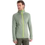 Icebreaker Men's Zoneknit Long Sleeve Zip Hoodie Lichen/Hyper