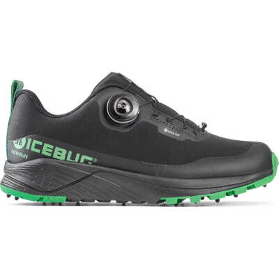 Icebug Men's Newrun Bugrip Gore-Tex Black/Grass