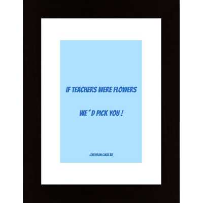 If Teachers Were Flowers... Poster