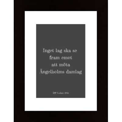 Inget Lag Ska Se Fram Emot... Poster