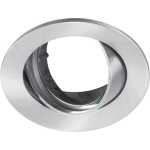 Inset Trend 75 Swing Downlight ES50 Borstad aluminium