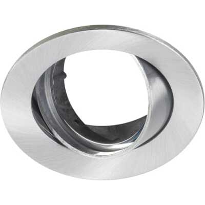 Inset Trend 75 Swing Downlight ES50 Borstad aluminium