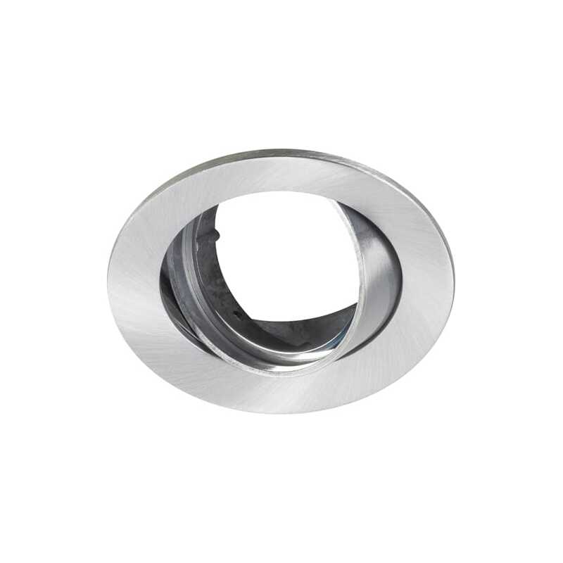 Inset Trend 75 Swing Downlight ES50 Borstad aluminium Inset Trend 75 Swing Downlight ES50 Borstad aluminium