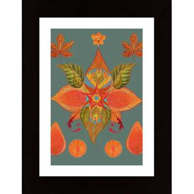 Inventive Leaves Poster