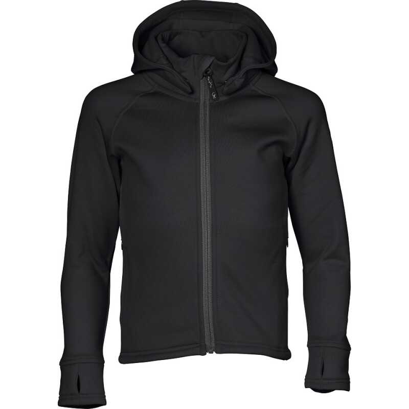Isbjörn of Sweden Kids' Panda Hoodie Black Isbjörn of Sweden Kids' Panda Hoodie Black