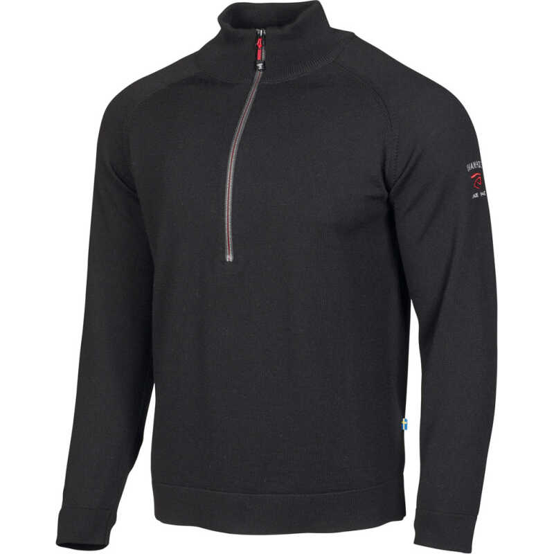 Ivanhoe Men's Jojje Half Zip Black Ivanhoe Men's Jojje Half Zip Black