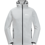 Jack Wolfskin Men's Alpgrat Hooded Full Zip Cool Grey