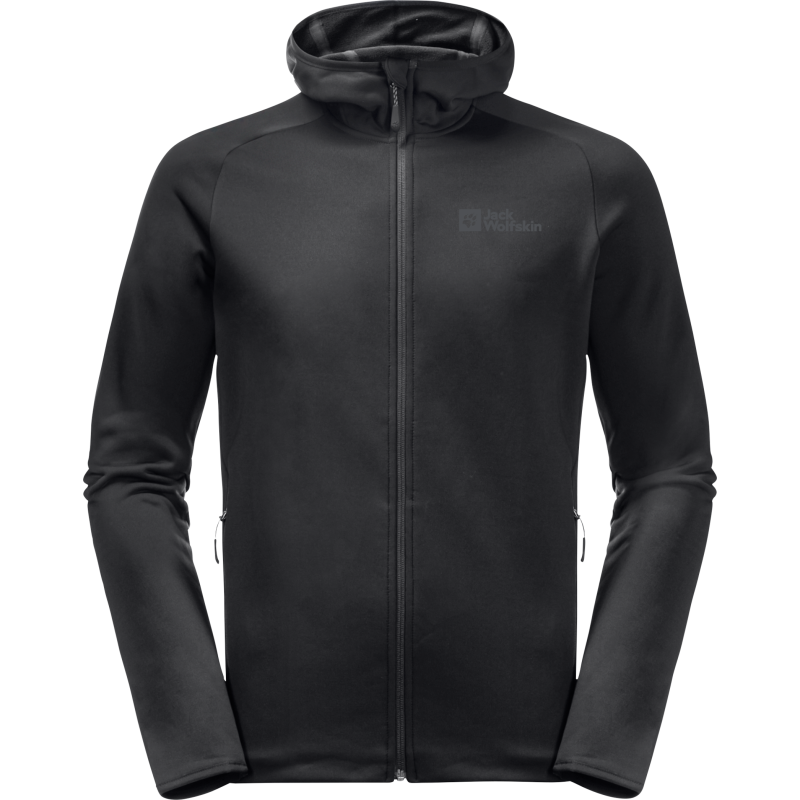 Jack Wolfskin Men's Baiselberg Hooded Full Zip Black