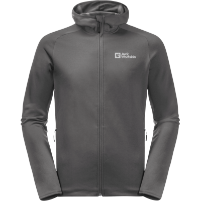 Jack Wolfskin Men's Baiselberg Hooded Full Zip Slate