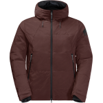 Jack Wolfskin Men's Bike Commute Insulated Jacket Dark Maroon