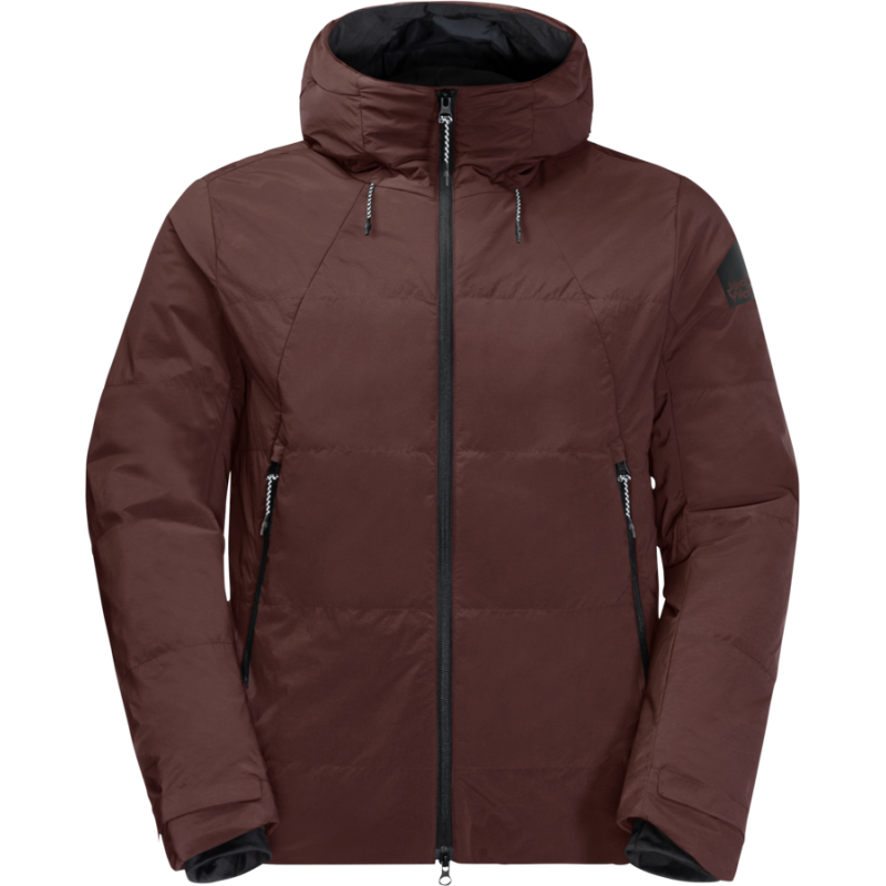 Jack Wolfskin Men's Bike Commute Insulated Jacket Dark Maroon Jack Wolfskin Men's Bike Commute Insulated Jacket Dark Maroon