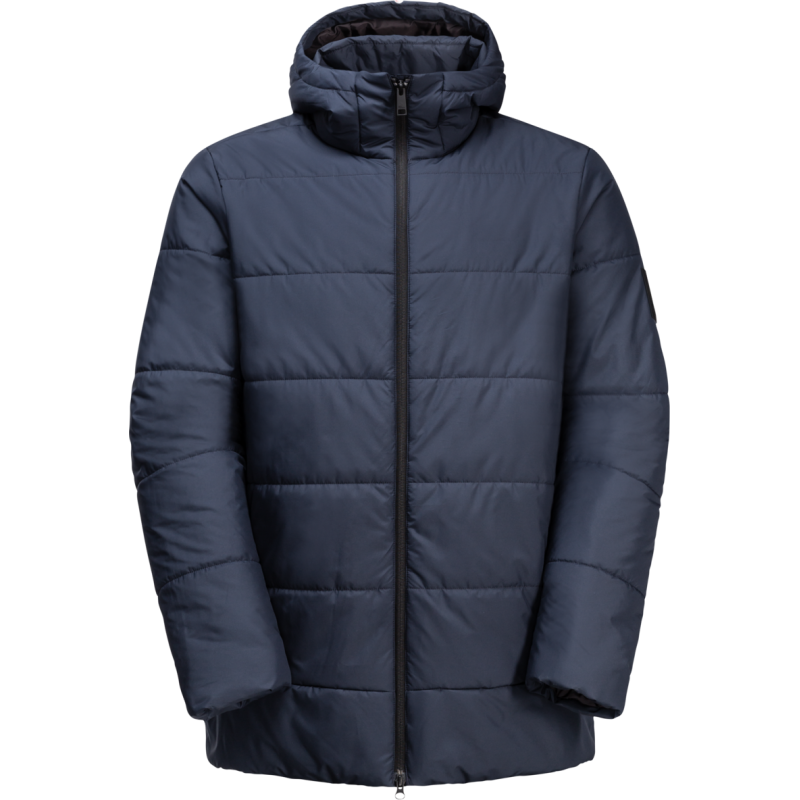 Jack Wolfskin Men's Deutzer Long Jacket Night Blue Jack Wolfskin Men's Deutzer Long Jacket Night Blue