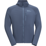 Jack Wolfskin Men's Kolbenberg Hooded Full Zip Evening Sky