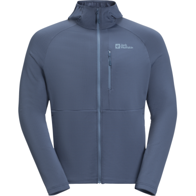 Jack Wolfskin Men's Kolbenberg Hooded Full Zip Evening Sky