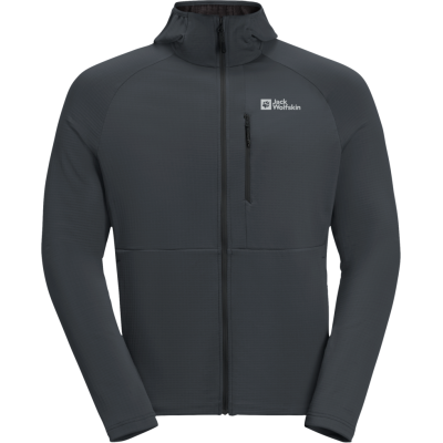 Jack Wolfskin Men's Kolbenberg Hooded Full Zip Phantom