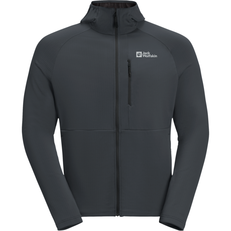 Jack Wolfskin Men's Kolbenberg Hooded Full Zip Phantom