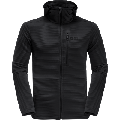 Jack Wolfskin Men's Modesto Hooded Jacket Black