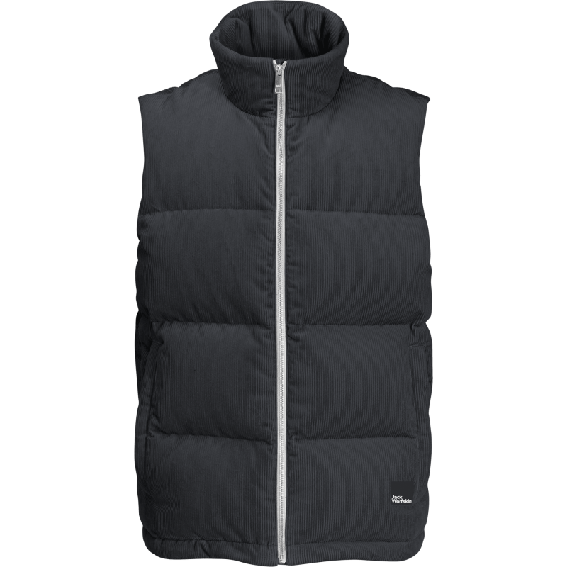 Jack Wolfskin Men's Nature Corduroy Vest Phantom Jack Wolfskin Men's Nature Corduroy Vest Phantom